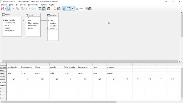 uso de Base de LibreOffice (v2022) (parte II)