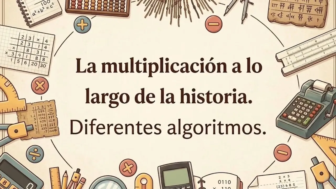 La multiplicación a lo largo de la historia: diferentes algoritmos  - VIDEO_DIDMAT - UV