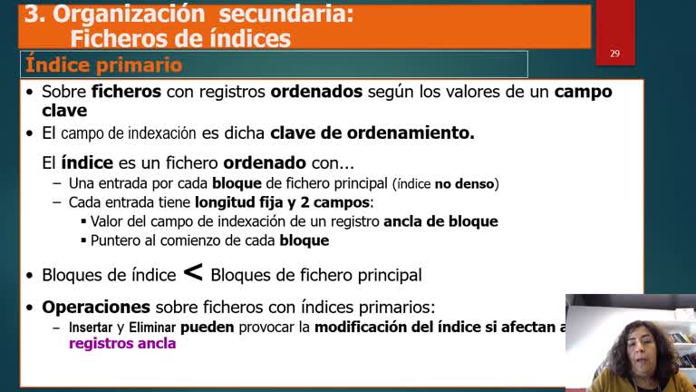 Tema 7: Estructuras para el almacenamiento físico