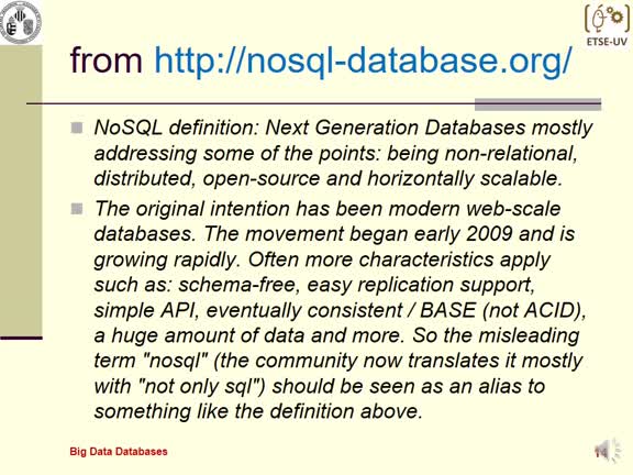 BD NoSQL (I)