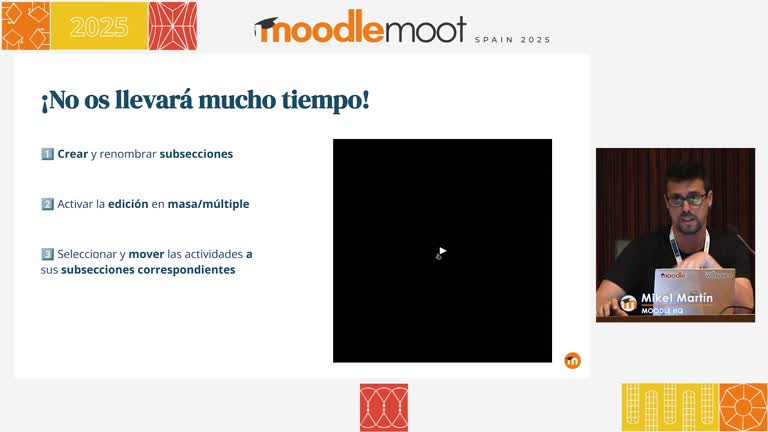 MoodleMoot UV 2025. ¿Qué son las subsecciones y cómo puedo usarlas en mis cursos?