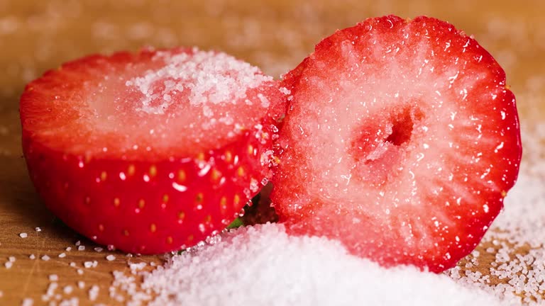 Fresas con azúcar