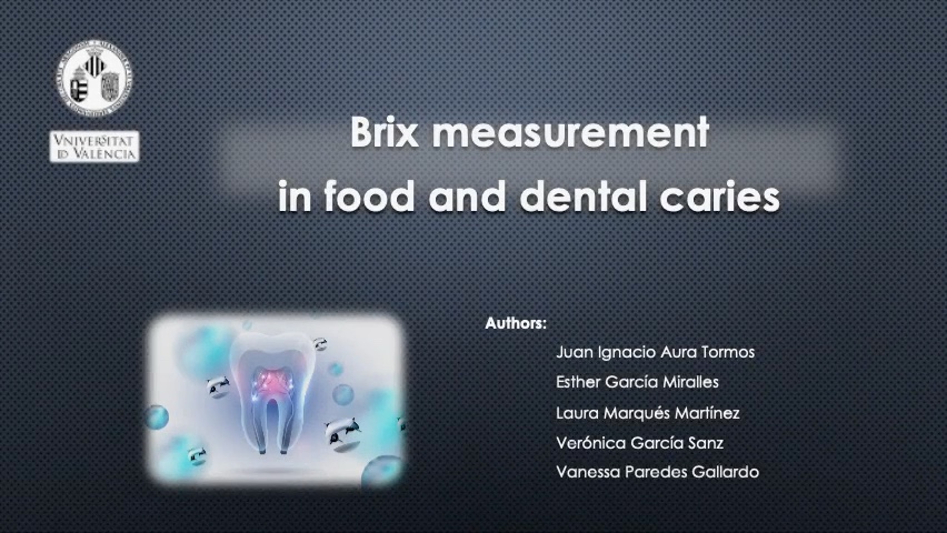 Relationship between the Brix index in foods and dental caries 